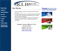 Tablet Screenshot of kummetlarsonbluth.com